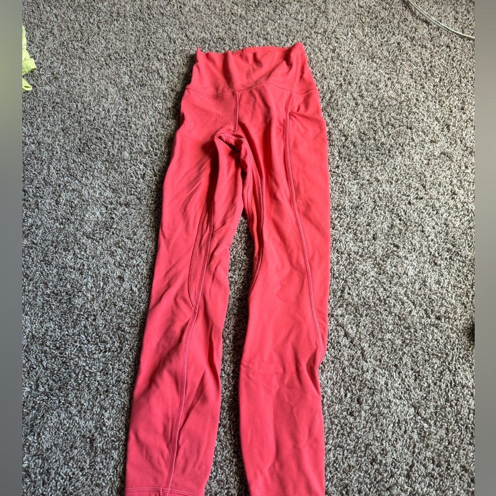 raspberry cream lululemon leggings